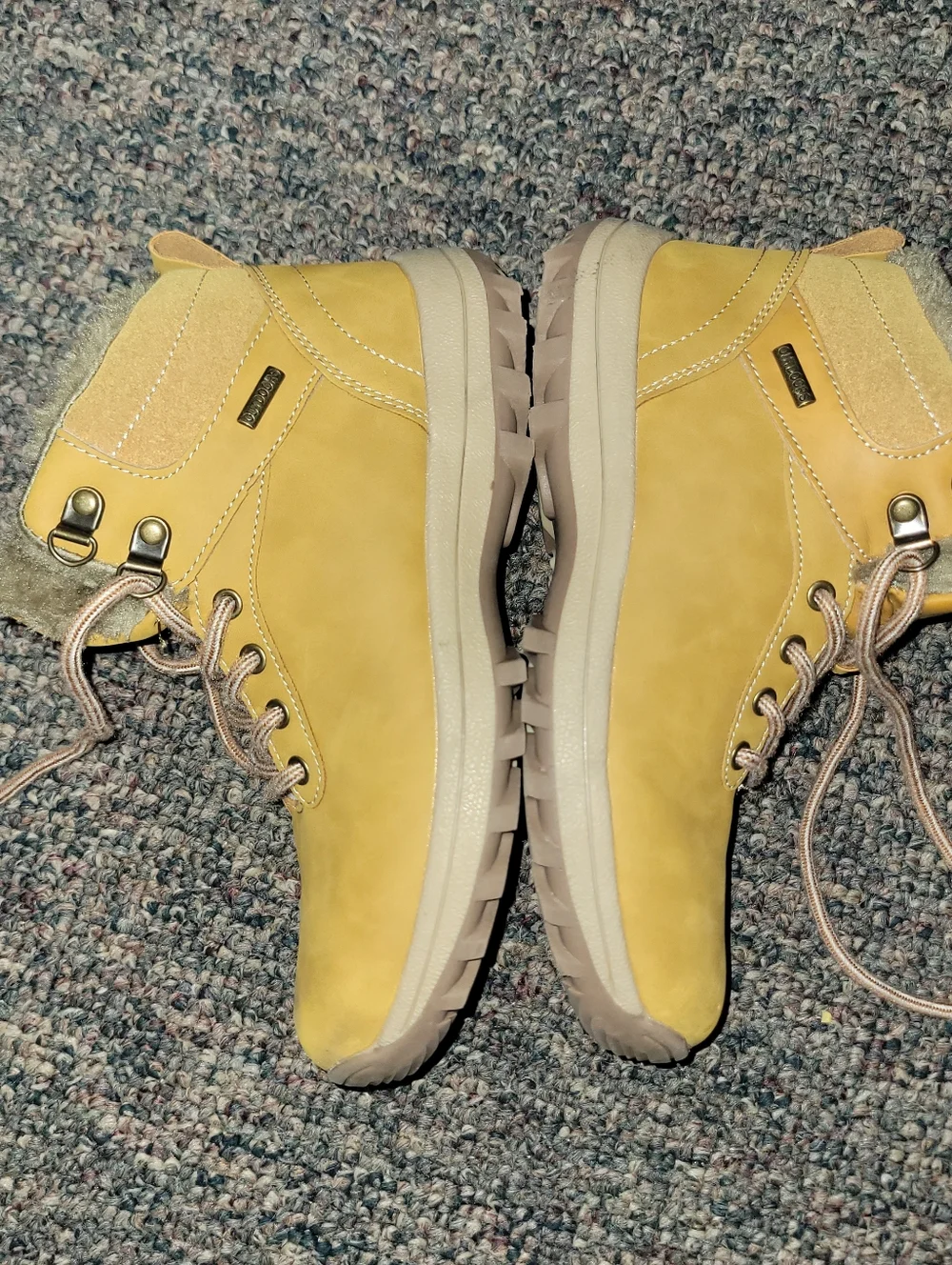 Cozy Fur-Lined Tan Lace-Up Boots
